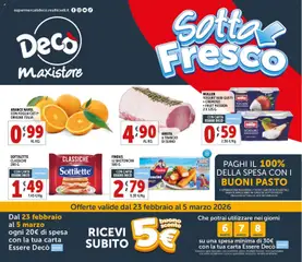 Anteprima dell'opuscolo Volantino MaxiStore - Vitulazio dal negozio Decò valido da 23/02/2026