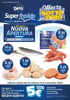 Anteprima dell'opuscolo Volantino Superfreddo - Melito dal negozio Decò valido da 16/10/2025