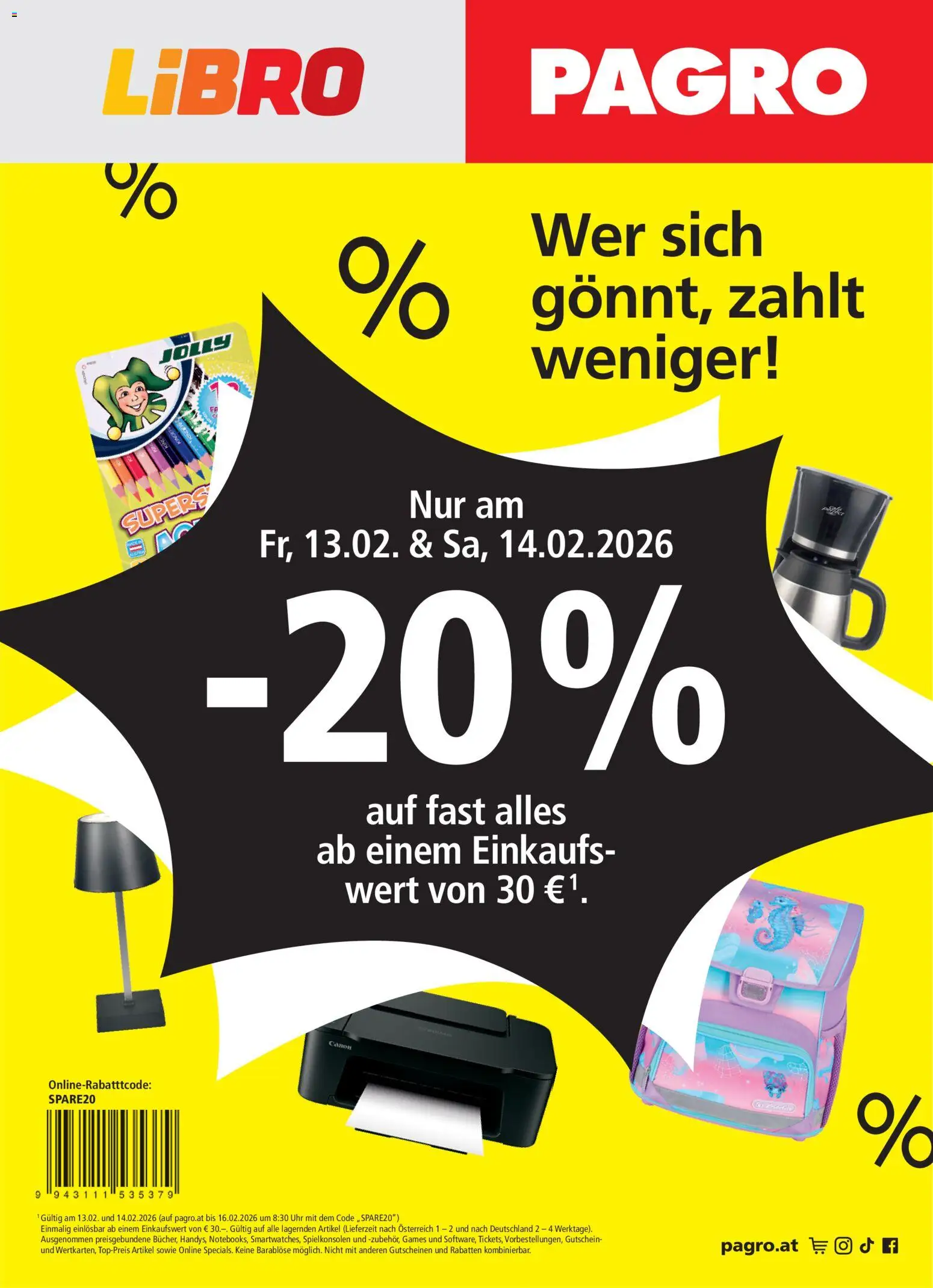 Vorschau der Angebote: Pagro-Diskont Flugblatt gültig ab 13.02.2026