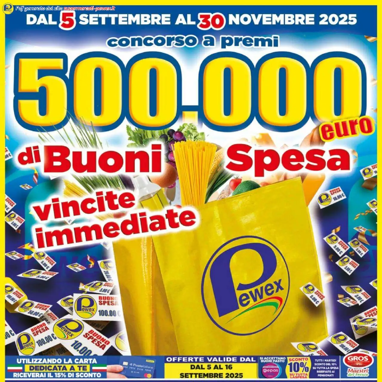 Volantino Pewex valido da 05/09/2025 numero di pagina 1