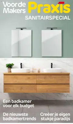 Voorbeeld van Sanitair Special van winkel Praxis geldig vanaf 07-06-2023