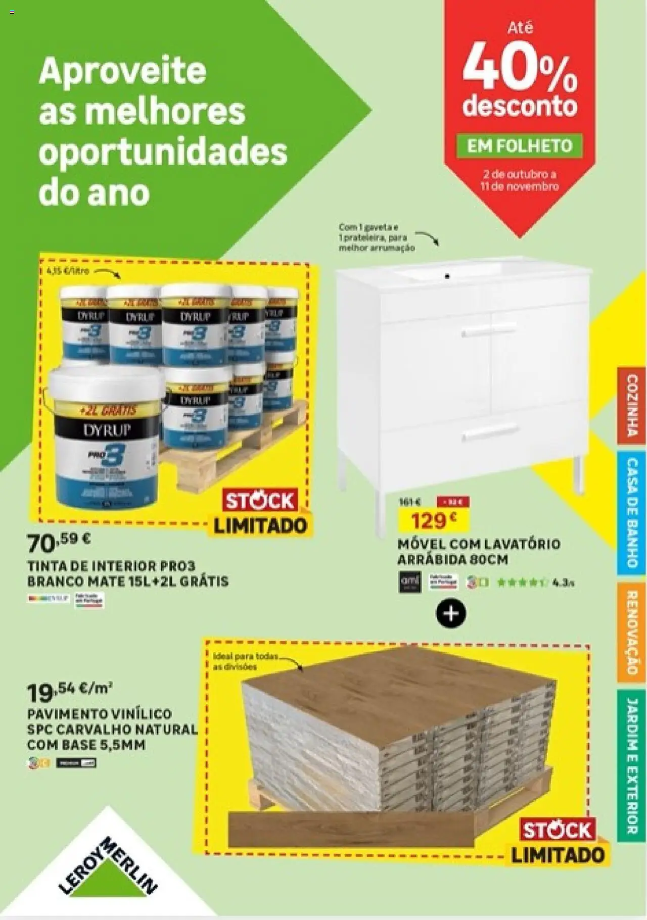 Leroy Merlin Arquipélago da Madeira de 02/10/2025 > Folheto online - página 1