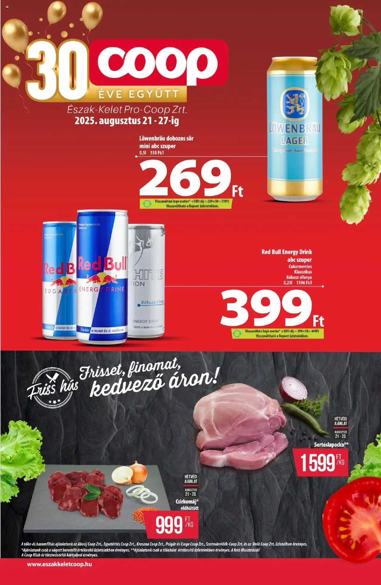COOP aktuális szórólap, érvényes 2025.08.21.-től - 1 oldal