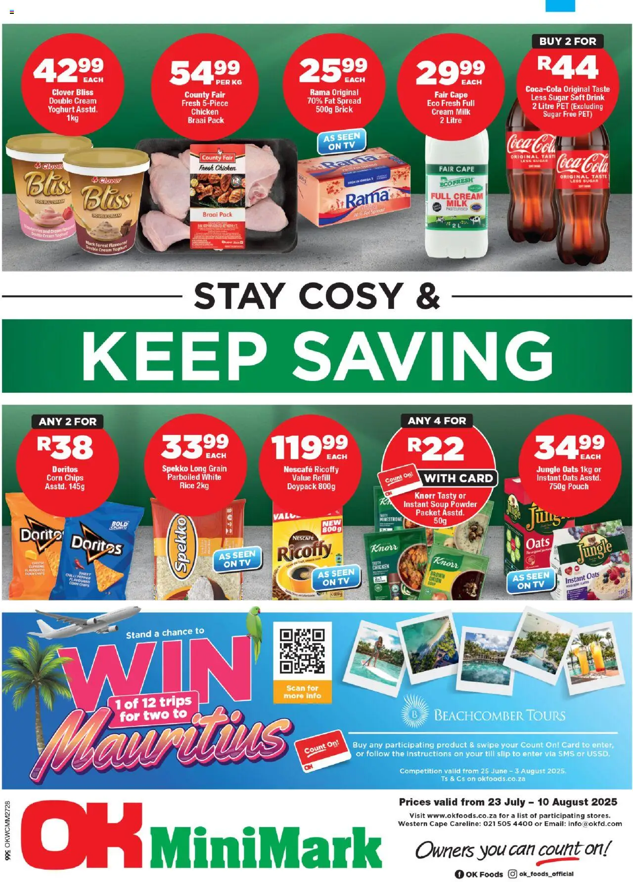 OK Foods Western Cape - OK MiniMark from 23/07 - 10/08/2025 > Promotions