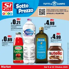 Anteprima dell'opuscolo Volantino Market dal negozio Sì con Te valido da 09/10/2025