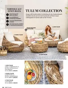 Vorschau der Angebote: Dehner Gartenmöbel Trends 2025 gültig ab 20.01.2025 | Seite: 20