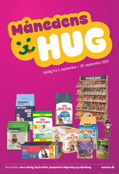 Eksempel på tilbudsavis Månedsavis September fra butik Maxi Zoo gyldig fra 01/09/2025