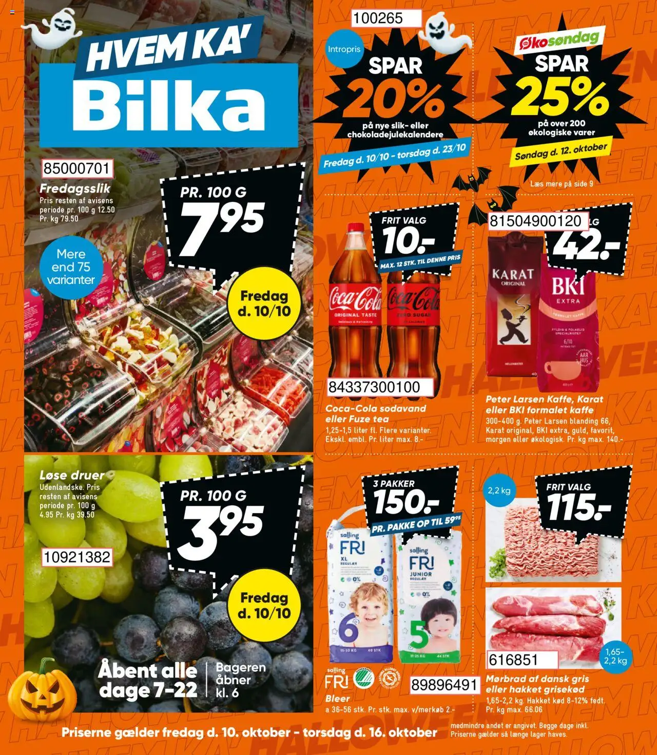 Eksempel på tilbudsavis Tilbudsavis fra butik Bilka gyldig fra 10/10/2025