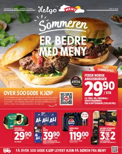 Forhåndsvis Meny Helgø Sommeren fra butikk Meny gyldig fra 23/04/2026
