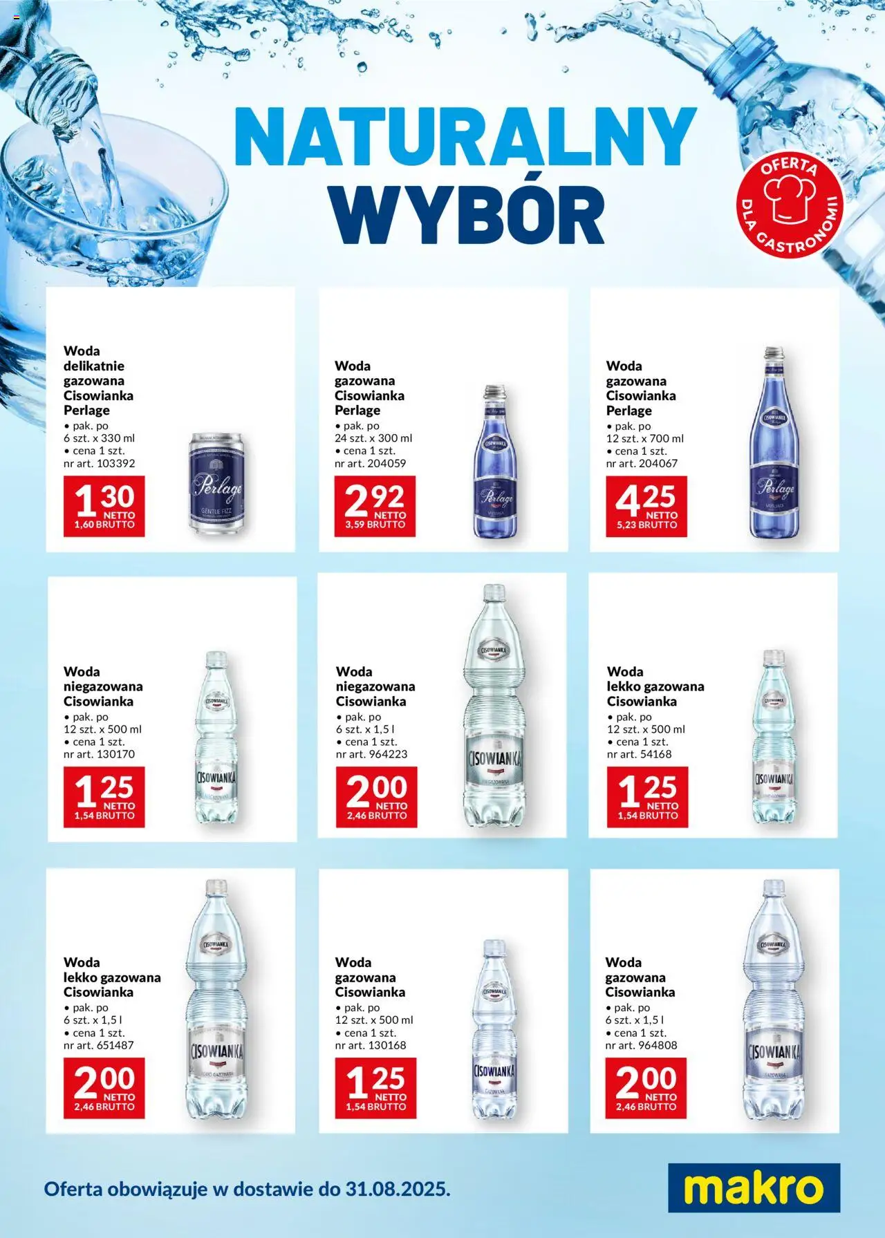 Makro Naturalny Wybór w dostawie od 19.07.2025 - Nowa Gazetka - Numer strony 1
