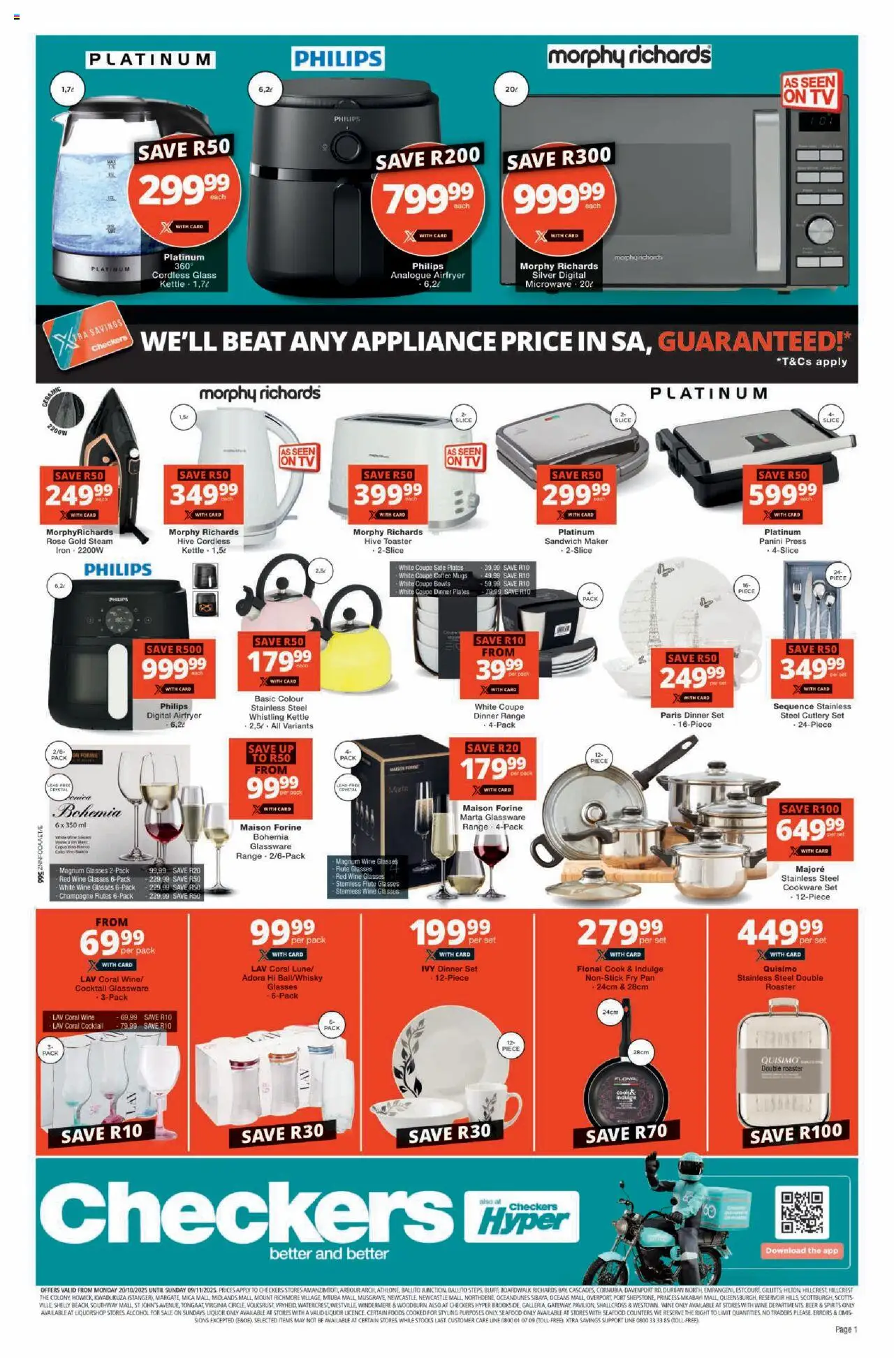 Checkers Kwazulu Natal - Home & Appliance Promotion 20/10 - 09/11/2025 >> Catalogue