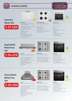 Arçelik Ankastre Kataloğu 01.12.2025 - Broşürünün önizlemesi | Strana: 14