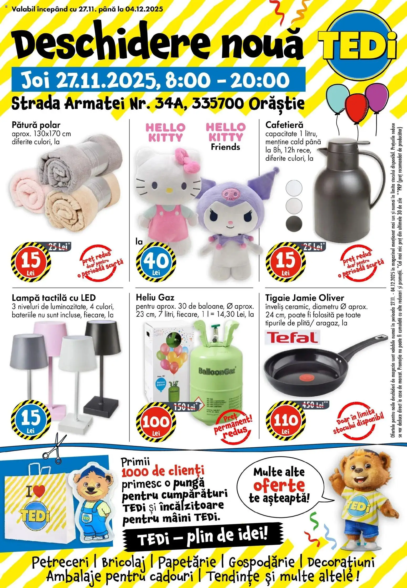 Previzualizarea de cataloage: TEDi Catalog TEDi până în data de 29.11.2025 valabil de la 22.11.2025