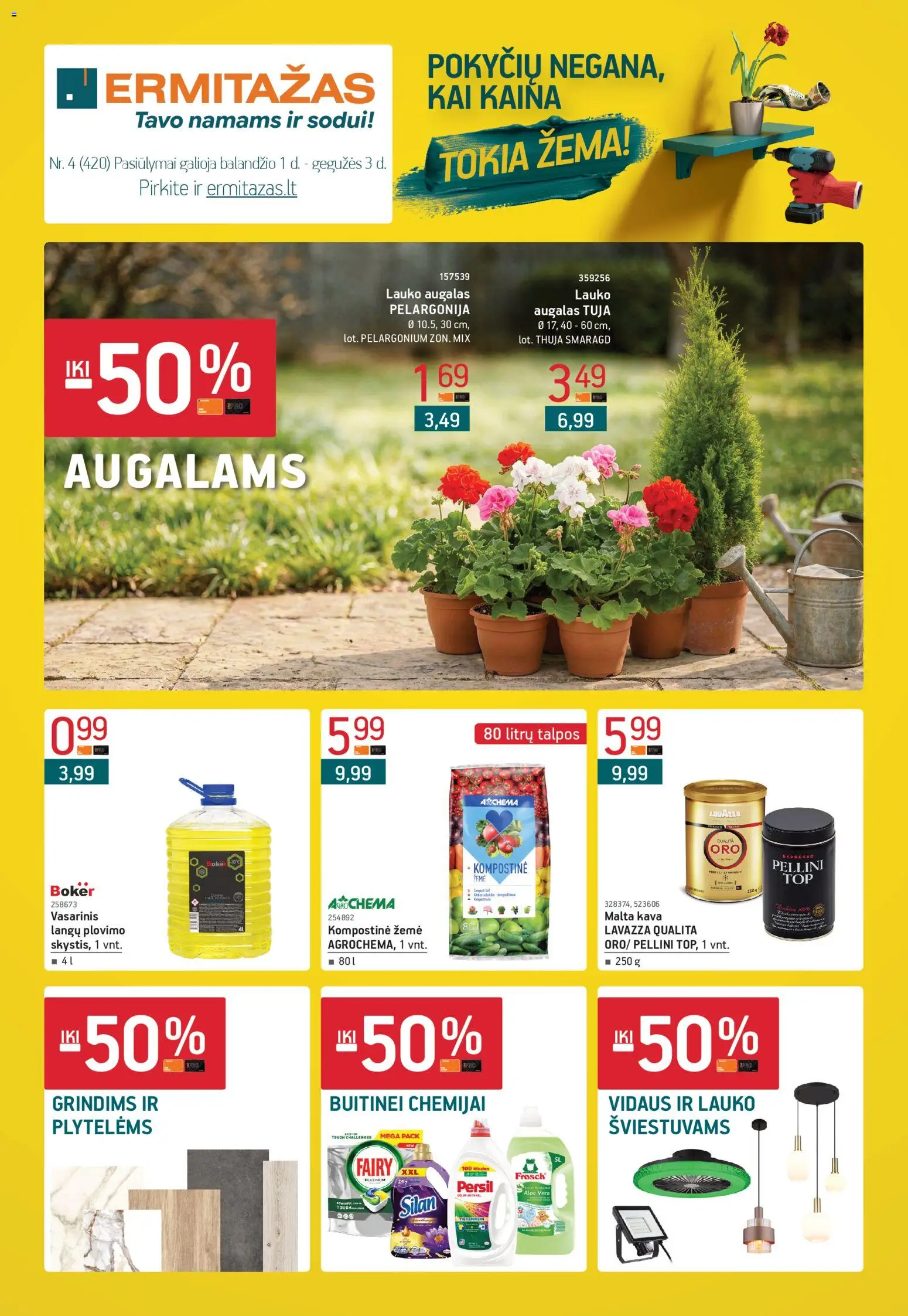 ERMITAŽAS parduotuvės leidinio ERMITAŽAS leidinys galiojančio nuo 2026.04.01 peržiūra