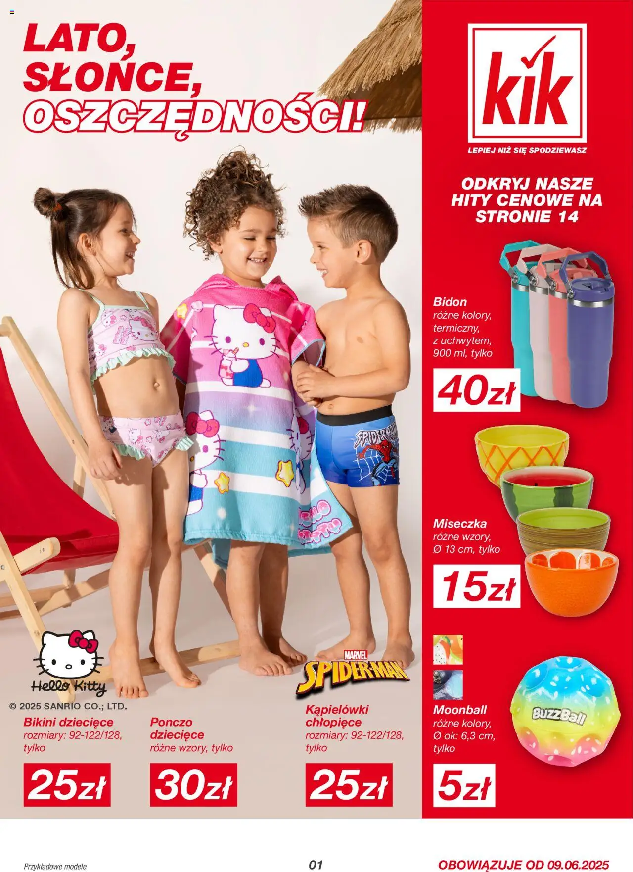 Kik gazetka online 09.06.2025 - Aktualna gazetka promocyjna - Numer strony 1
