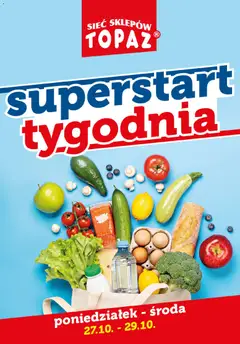 Pogląd gazetki "Superstart tygodnia" ze sklepu Topaz ważnej od 27.10.2025