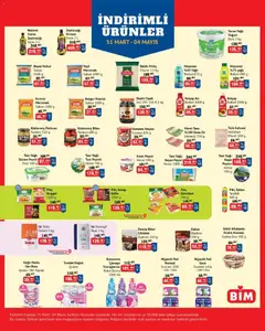 BİM BİM - İndirimli Ürünler 31.03.2026 - Broşürünün önizlemesi