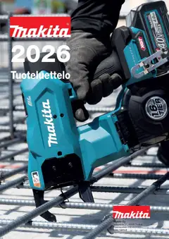 Kaupan Makita Makita - Tuoteluettelo 2026 esikatselu, voimassa 24/03/2026