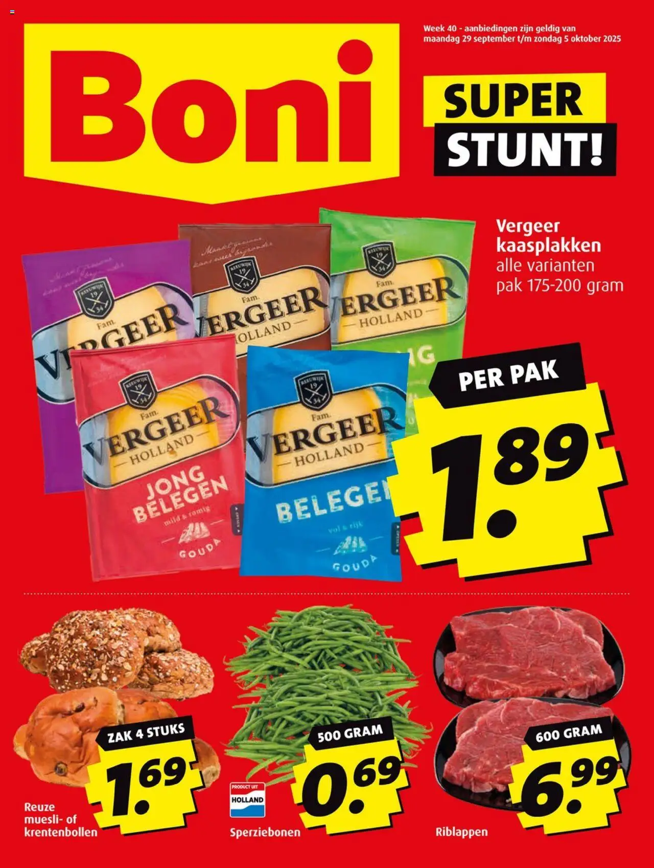 Boni shop Folder week 40 geldig vanaf 29-09-2025 - Paginanummer 1