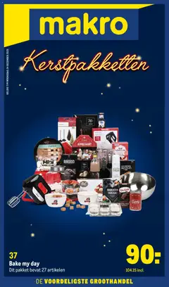 Voorbeeld van Kerstpakketten van winkel Makro geldig vanaf 03-12-2025