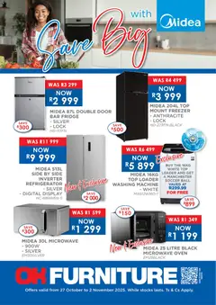 Preview of OK Furniture flyer valid from 27/10/2025