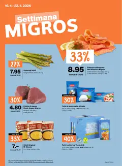 Vorschau des Merkblatts Migros aktionen IT vom Shop Migros gültig von 16.04.2026 bis 22.04.2026