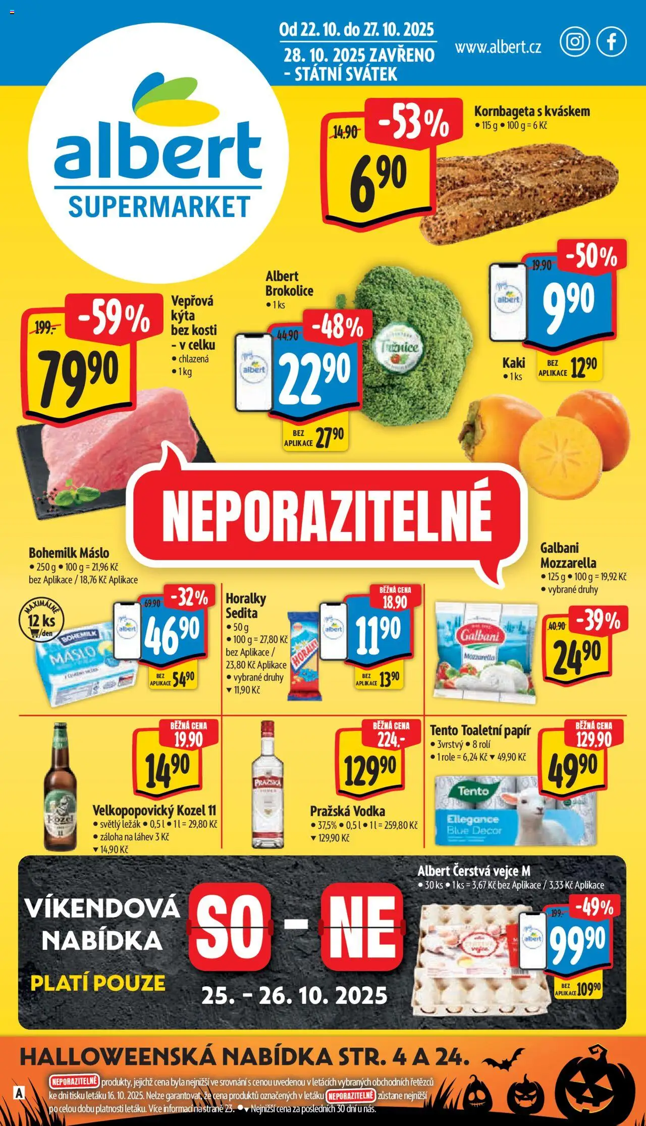 ALBERT leták od 22.10.2025 - Akční leták "Supermarket"