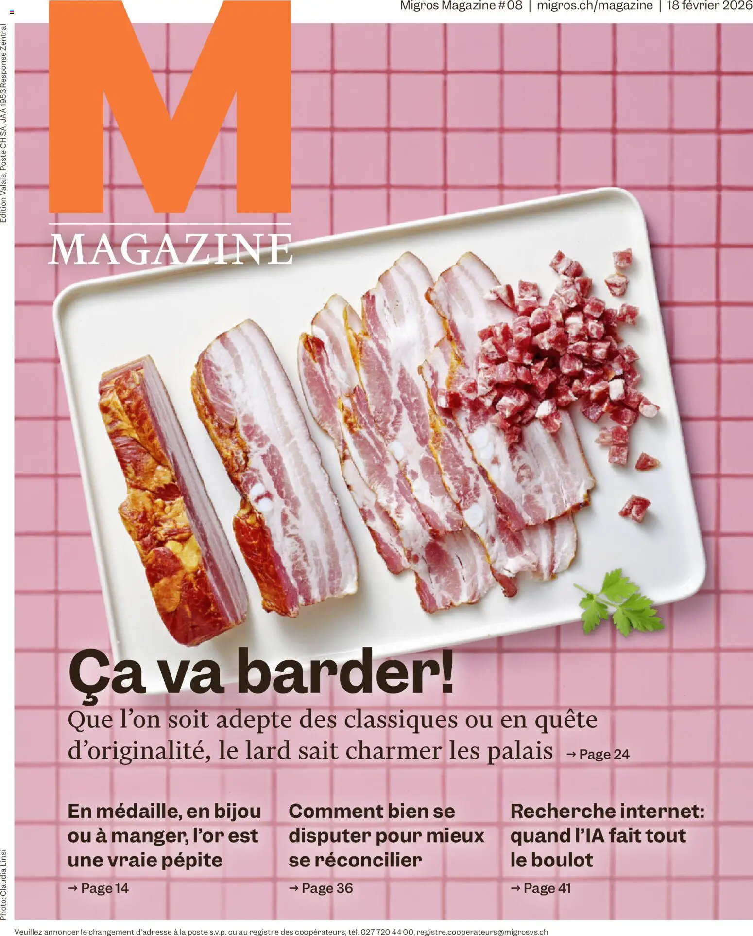 Vorschau des Merkblatts Magazin FR vom Shop Migros gültig von 18.02.2026 bis 25.02.2026