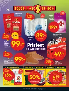 Förhandsgranska reklamblad Aktuella reklamblad Dollar Store från butik Dollar Store gäller från 20/10/2025