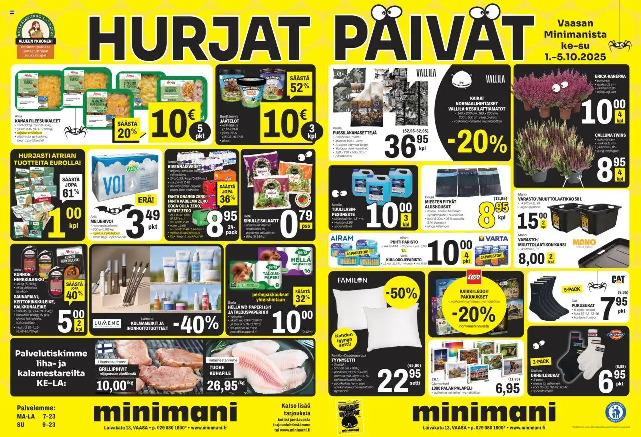 Minimani-kaupan Tarjoukset - Vaasa voimassa 01/10/2025 - Sivulla 1