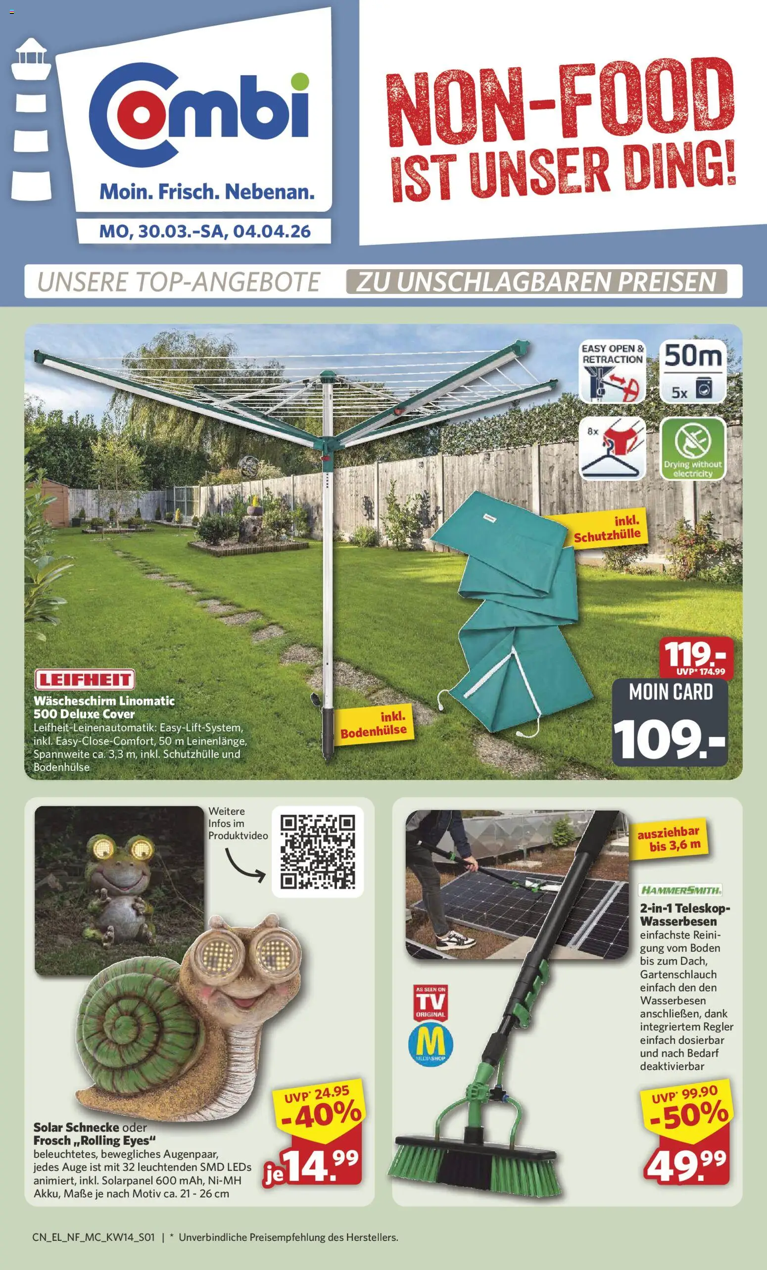 Vorschau von dem Prospekt des Geschäftes Combi, gültig ab dem 30.03.2026