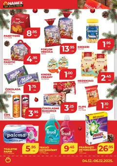 Pregled letka Vikend Akcija trgovine Namex vrijedi od 2025.12.04
