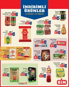 BİM İndirimli Ürünler 29.11.2025 - Broşürünün önizlemesi