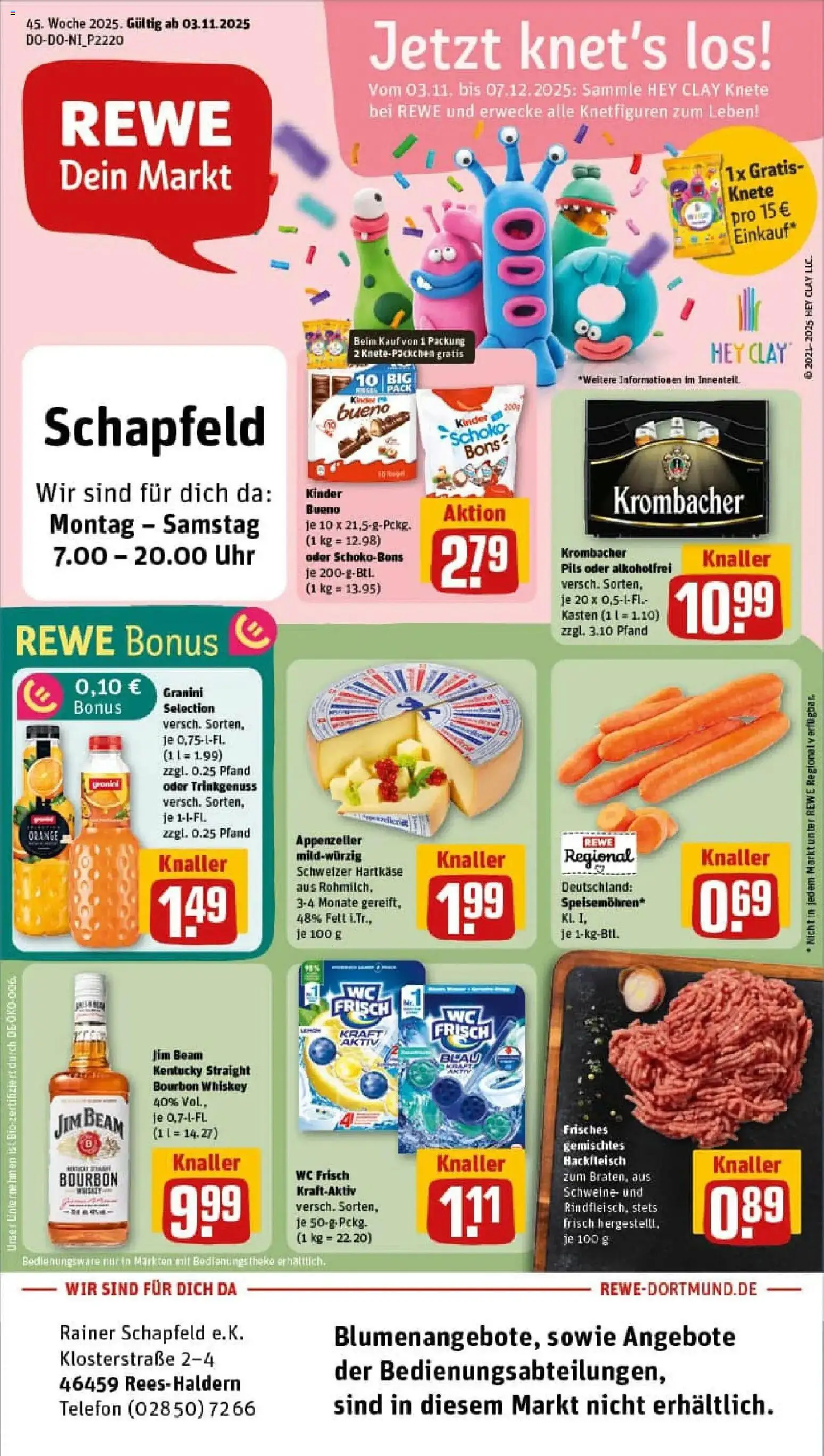 Vorschau von dem Prospekt des Geschäftes Rewe, gültig ab dem 02.11.2025