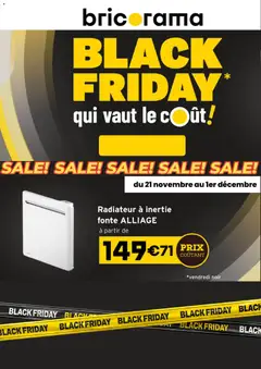 Prévisualisation de Black Friday du magasin Bricorama formulaire valide 21/11/2025
