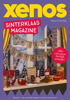 Voorbeeld van Sinterklaas magazine van winkel Xenos geldig vanaf 19-10-2025