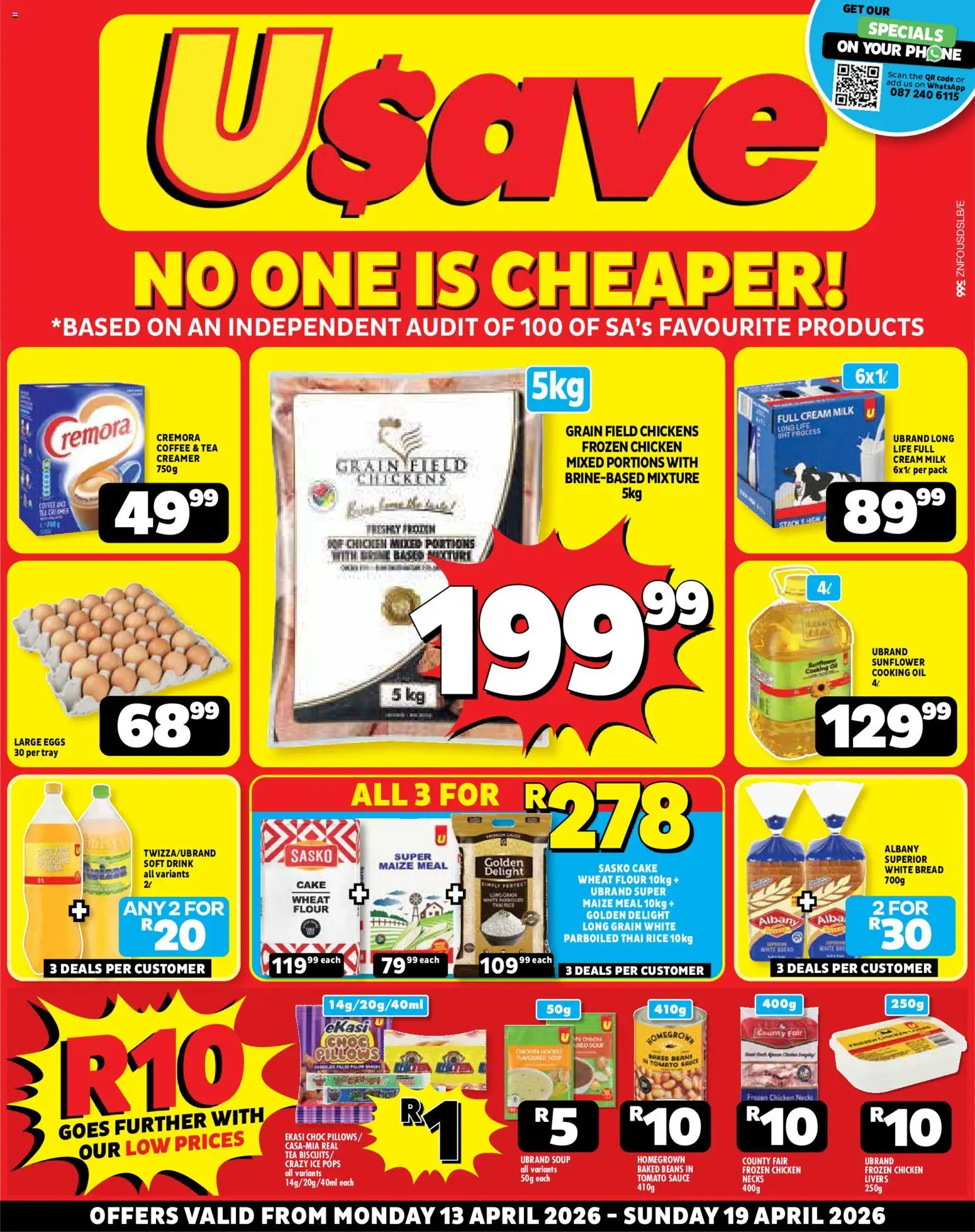 Preview of Usave flyer valid from 13/04/2026