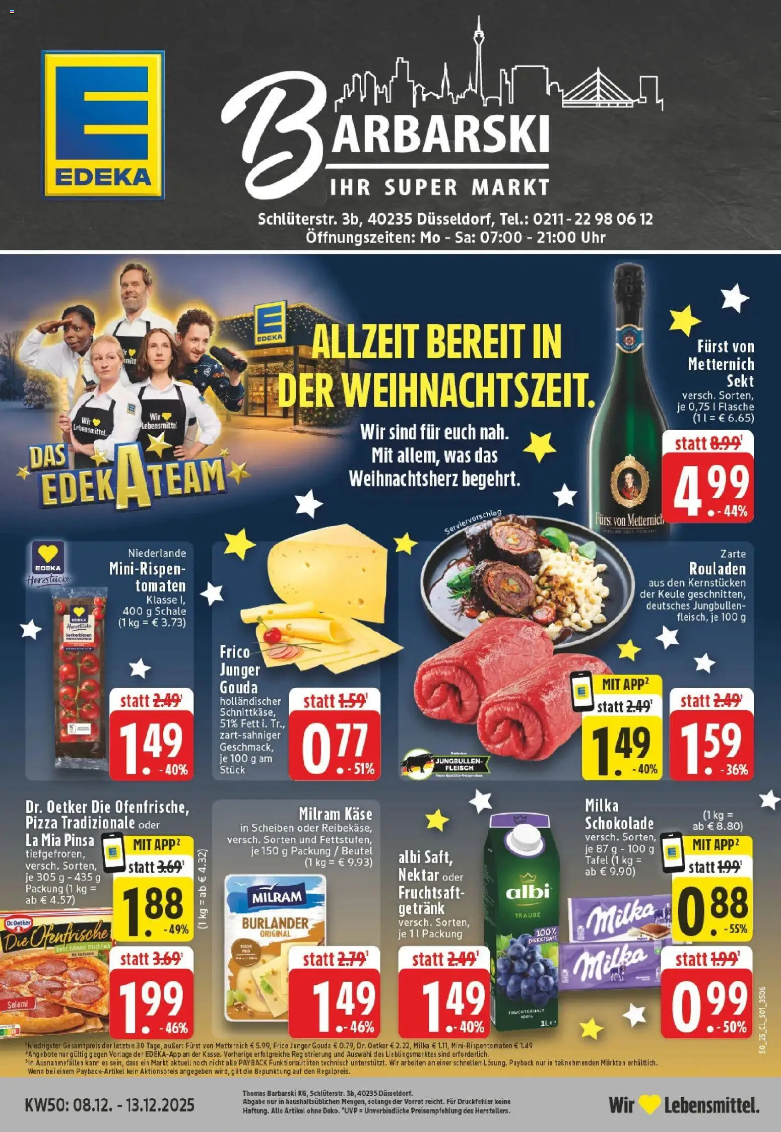 Vorschau von dem Prospekt des Geschäftes Edeka, gültig ab dem 08.12.2025