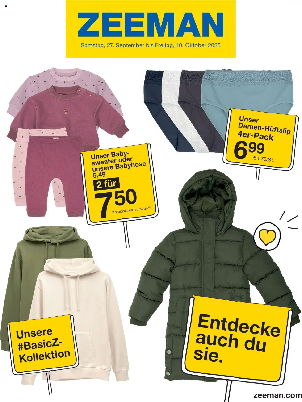 Zeeman Prospekt (vom 27.09.2025 - 10.10.2025)
