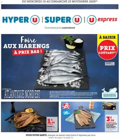 Prévisualisation de Foire aux Harengs à prix bas ! du magasin Hyper U formulaire valide 19/11/2025