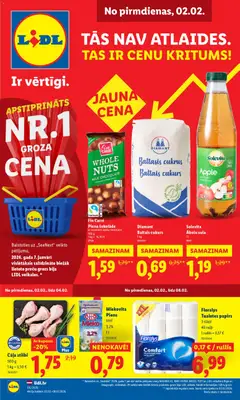 Skatīt Lidl akciju bukletu, derīgs no 02.02.2026.