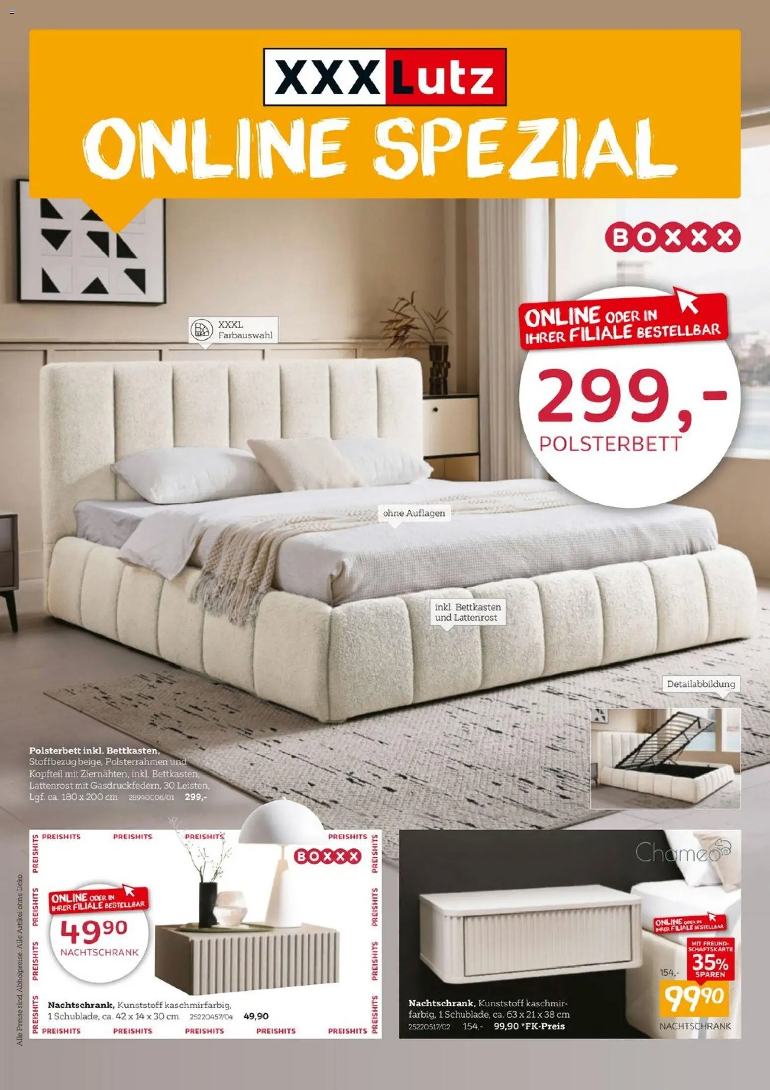 Vorschau von dem Prospekt des Geschäftes XXXL Lutz, gültig ab dem 22.03.2026