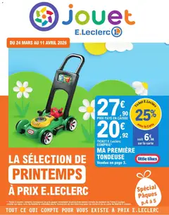 Prévisualisation de E.Leclerc jouet du magasin E.Leclerc formulaire valide 24/03/2026