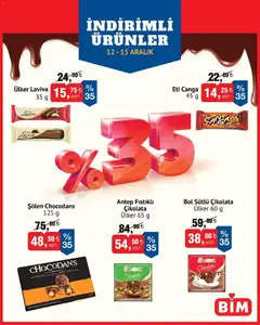 BİM İndirimli Ürünler 12.12.2025 - Broşürünün önizlemesi
