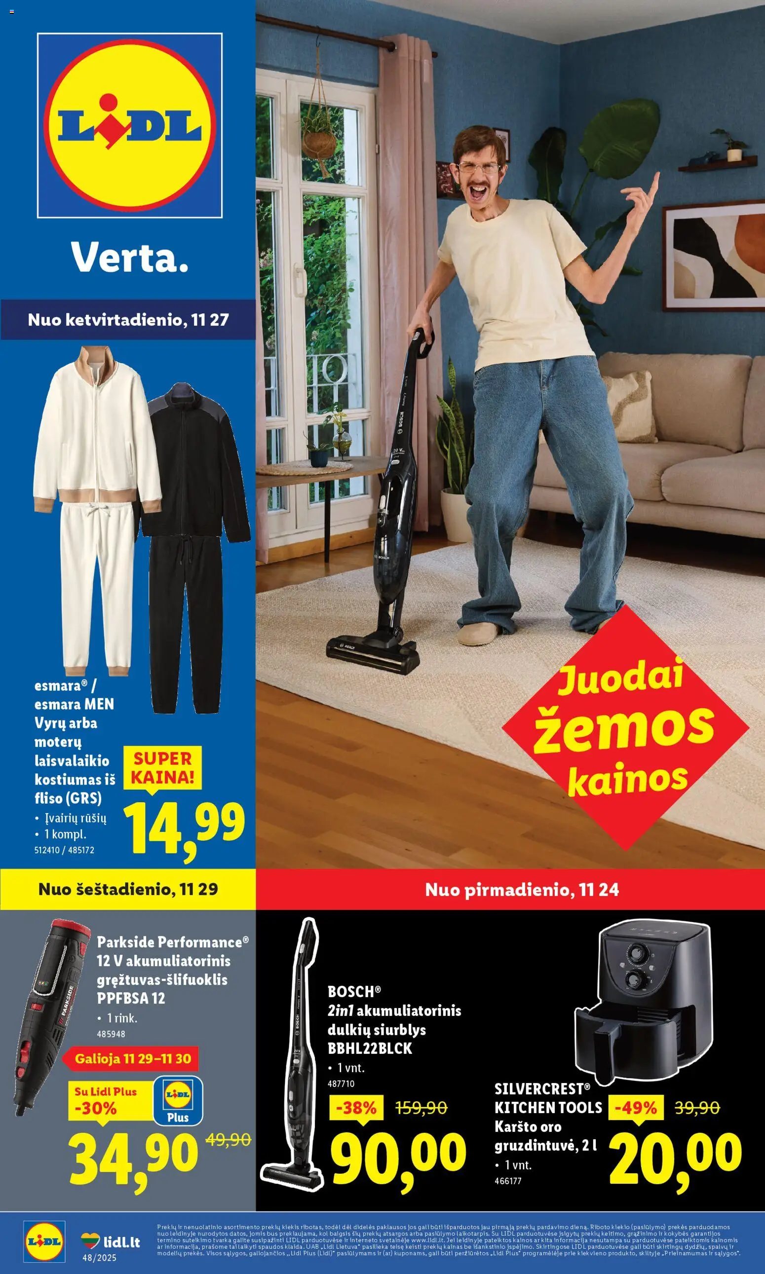 LIDL parduotuvės leidinio Leidinys - galiojančio nuo 2025.11.24 peržiūra