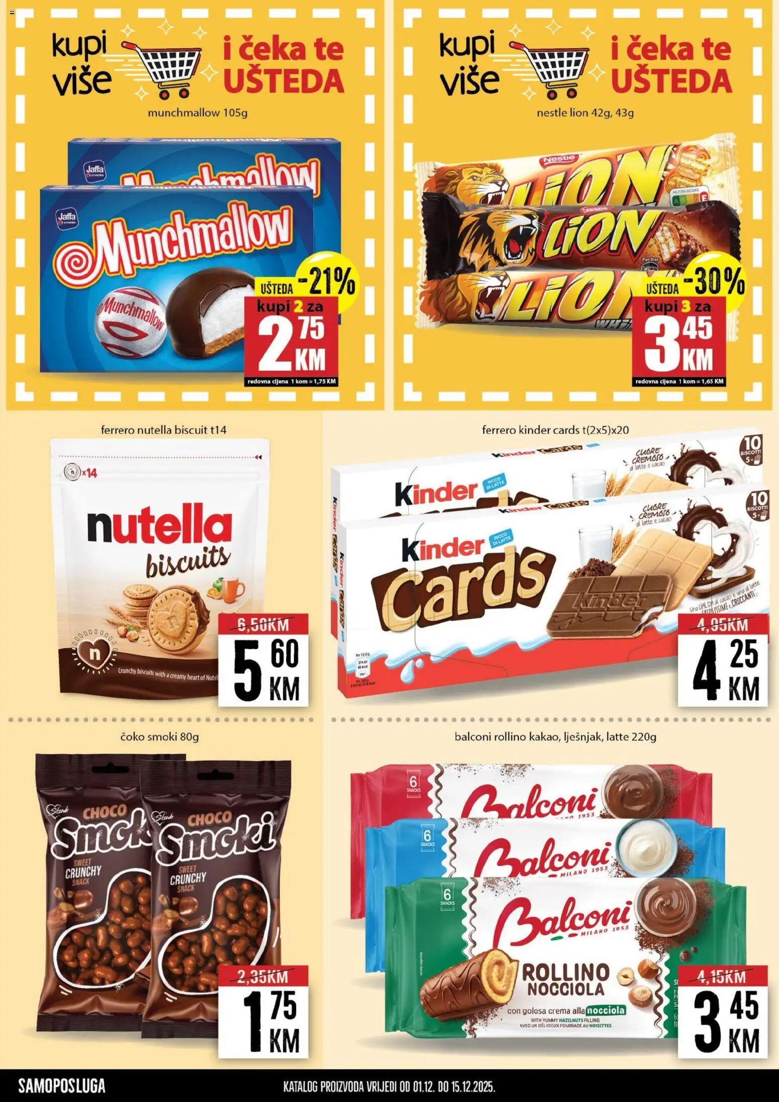 Pregled letka Katalog trgovine Prodex vrijedi od 2025.12.01