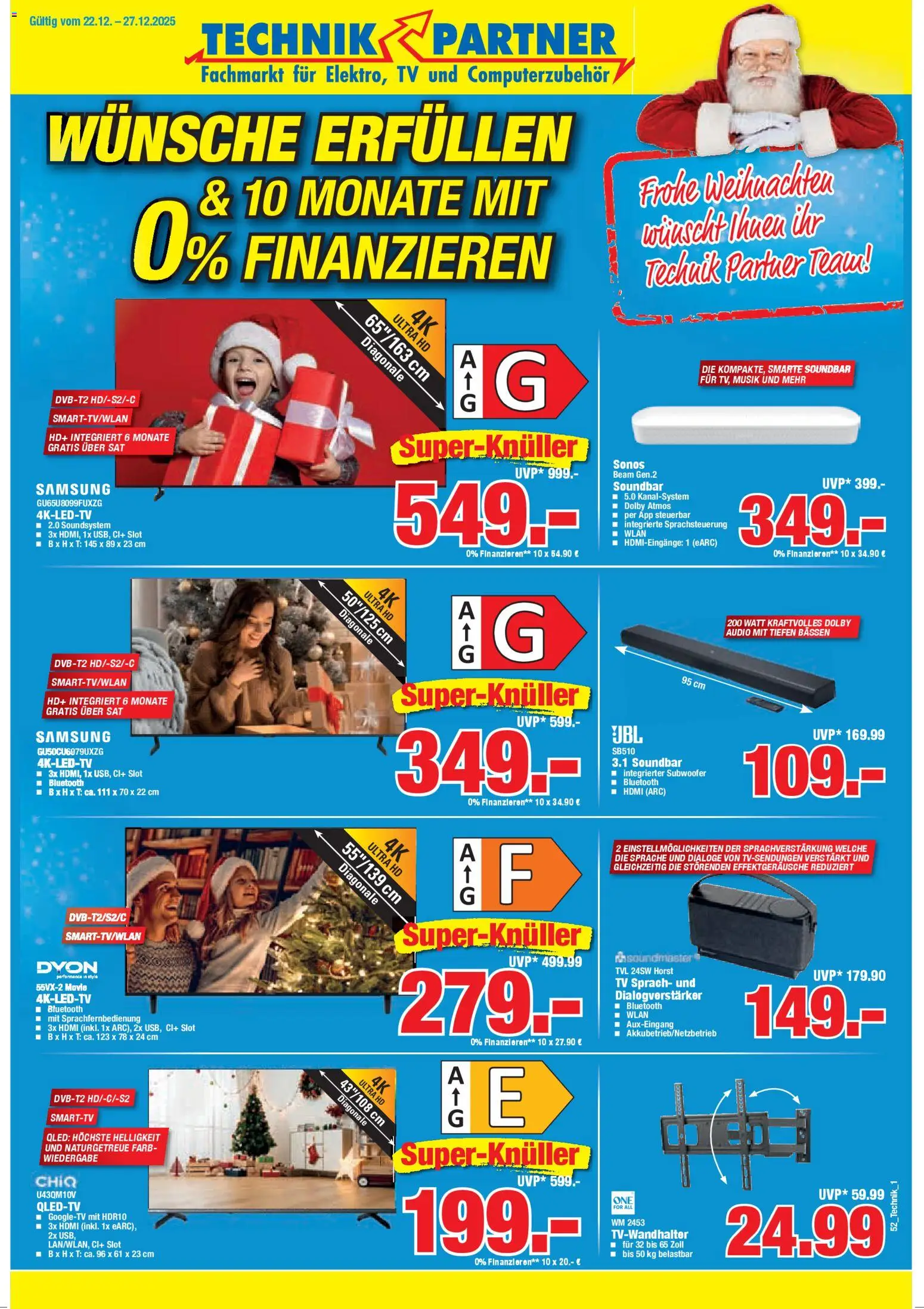 Vorschau von dem Prospekt des Geschäftes HERKULES, gültig ab dem 22.12.2025 - Samsung, TV, Soundbar, Audio, Soundsystem