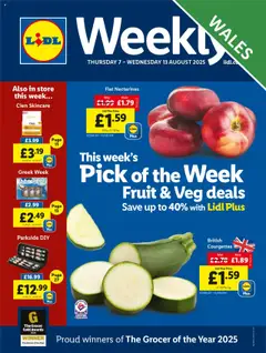Preview of Lidl Lidl Weekly Wales valid from 07/08/2025