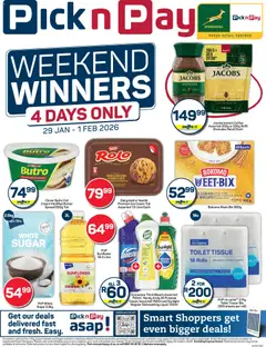 Preview of Pick n Pay flyer valid from 29/01/2026