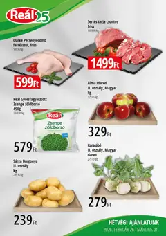 Reál - Bevásárló hétvége - Pest megye megtekintése, amely érvényes 2026.02.26.-től